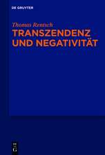 Transzendenz und Negativität: Religionsphilosophische und ästhetische Studien