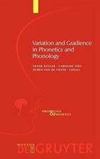 Variation and Gradience in Phonetics and Phonology