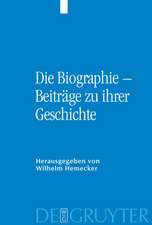 Die Biographie – Beiträge zu ihrer Geschichte