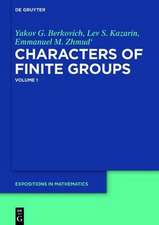 Yakov G. Berkovich; Lev S. Kazarin; Emmanuel M. Zhmud': Characters of Finite Groups. Volume 1: Volume 1