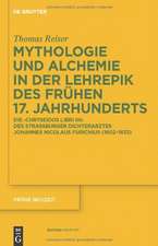 Mythologie und Alchemie in der Lehrepik des frühen 17. Jahrhunderts: Die 'Chryseidos Libri IIII' des Straßburger Dichterarztes Johannes Nicolaus Furichius (1602–1633)