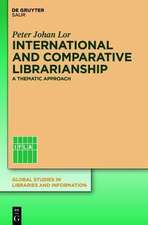 International and comparative librarianship