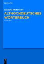 Althochdeutsches Wörterbuch: 7., durchgesehene und verbesserte Auflage.