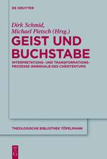 Geist und Buchstabe: Interpretations- und Transformationsprozesse innerhalb des Christentums. Festschrift für Günter Meckenstock zum 65. Geburtstag