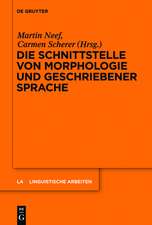 Die Schnittstelle von Morphologie und geschriebener Sprache