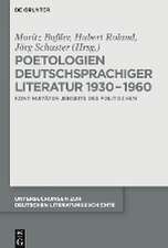 Poetologien deutschsprachiger Literatur 1930-1960: Kontinuitäten jenseits des Politischen