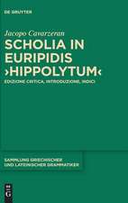 Scholia in Euripidis Hippolytum: Edizione critica, introduzione, indici