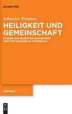 Heiligkeit Und Gemeinschaft