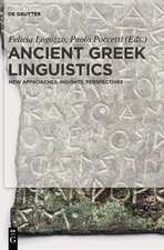 Ancient Greek Linguistics