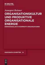 Organisationskultur und Produktive Organisationale Energie