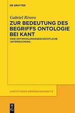 Zur Bedeutung des Begriffs Ontologie bei Kant