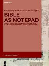 Bible as Notepad