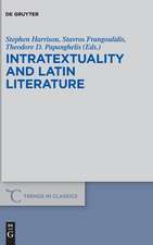 Intratextuality and Latin Literature