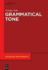 Grammatical Tone