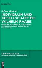 Individuum und Gesellschaft bei Wilhelm Raabe