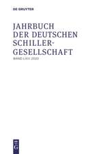 Jahrbuch der deutschen Schiller-Gesellschaft. Band LXIV 2020