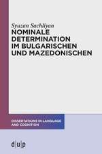 Sachliyan, S: Nominale Determination im Bulgarischen und Maz