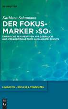 Schumann, K: Fokusmarker 'so'