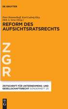 Reform des Aufsichtsratsrechts