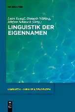 Linguistik der Eigennamen