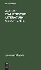 Italienische Literaturgeschichte