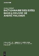 Dictionnaire des idées dans l'oeuvre de André Malraux