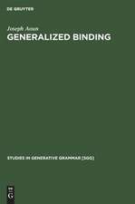 Generalized binding: The syntax and logical form of wh-interrogatives