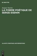 La forme poétique de Serge Esenin: les rythmes