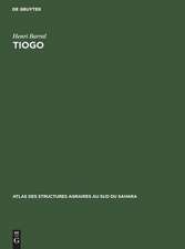 Tiogo: étude géographique d'un terroir léla (Haute-Volta)