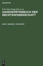 Abandon - Deichgüter: aus: Handwörterbuch der Rechtswissenschaft, 1