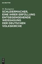 Schleiermacher, eine ihrer Erfüllung entgegengehende Weissagung der deutschen Volkskirche: Eine Festrede zum hunderjährigen Geburtstage Schleiermachers, gehalten in der Singakademie zu Berlin am 25. November 1868