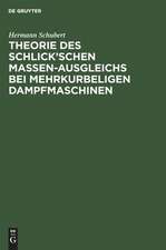 Theorie des Schlick'schen Massen-Ausgleichs bei mehrkurbeligen Dampfmaschinen