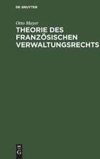 Theorie des französischen Verwaltungsrechts