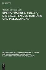 Die Eiszeiten des Tertiärs und Mesozoikums: aus: Epeirophorese, Teil 3 A