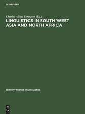 Linguistics in South West Asia and North Africa: aus: Current trends in linguistics, 6