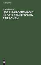 Über Paronomasie in den semitischen Sprachen: Ein Beitrag zur allgemeinen Sprachwissenschaft