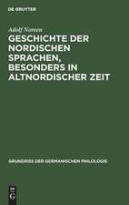 Geschichte der nordischen Sprachen, besonders in altnordischer Zeit