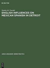 English influences on Mexican Spanish in Detroit