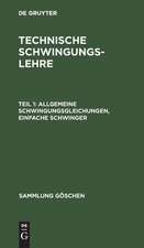 Allgemeine Schwingungsgleichungen, einfache Schwinger: aus: Technische Schwingungslehre, 1