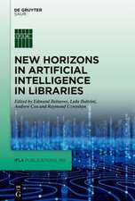 New Horizons in Artificial Intelligence in Libraries