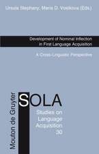 Development of Nominal Inflection in First Language Acquisition: A Cross-Linguistic Perspective