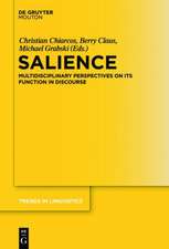 Salience: Multidisciplinary Perspectives on its Function in Discourse