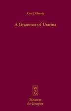 A Grammar of Urarina