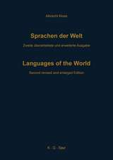 Sprachen der Welt / Languages of the World: Ein weltweiter Index der Sprachfamilien, Einzelsprachen und Dialekte, mit Angabe der Synonyma und fremdsprachigen Äquivalente / A Multi-lingual Concordance of Languanges, Dialects and Language-Families