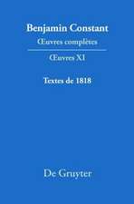 Textes de 1818: Lectures à l’Athénée, Cours de politique constitutionnelle, Annales de la session de 1817à 1818, La Minerve française, Affaires W. Regnault et C. Lainé, Élections de 1818
Cours à l’Athénée, Cours de politique constitutionnelle, Élections de 1818