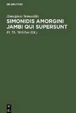 Simonidis Amorgini Jambi qui supersunt