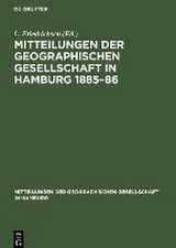 Mitteilungen der Geographischen Gesellschaft in Hamburg 1885¿86