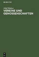 Vereine und Genossenschaften