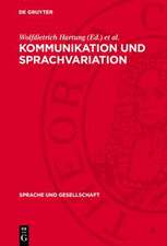 Kommunikation und Sprachvariation