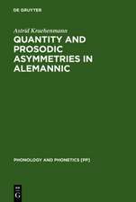 Quantity and Prosodic Asymmetries in Alemannic: Synchronic and Diachronic Perspectives